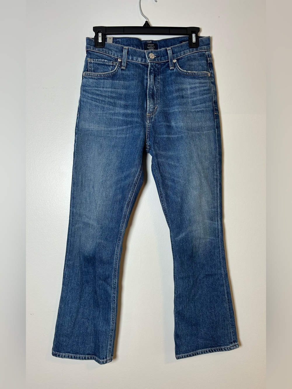 Citizens of humanity demy cropped flare jeans size 25 medium wash made in USA